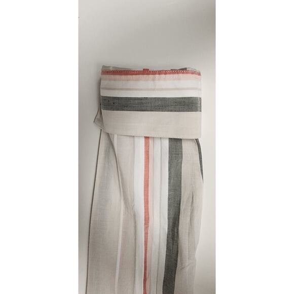 FOXCROFT Womens Collared Shirt Striped Button-Down Top Size 8 - Picture 9 of 12